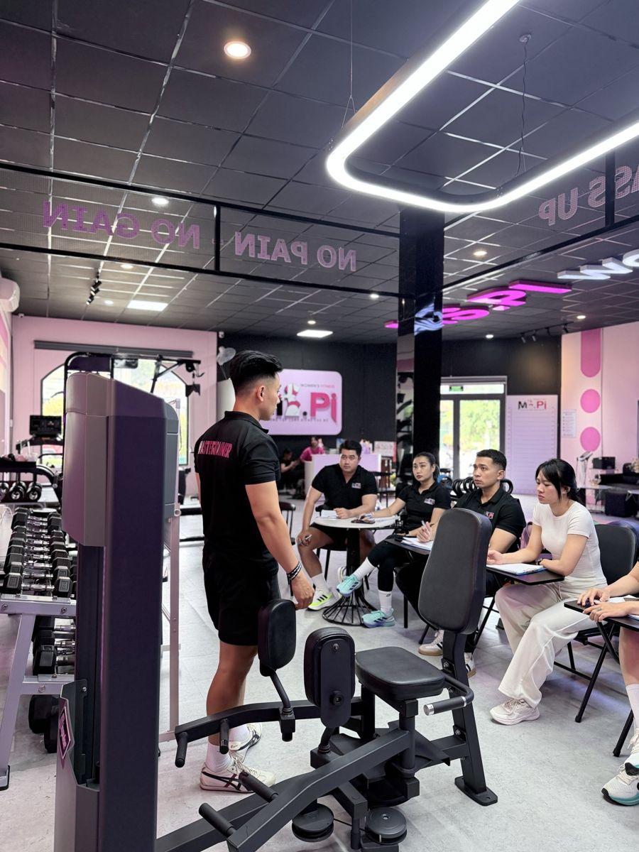 Buổi học ngay tại phòng tập Ms.Pi